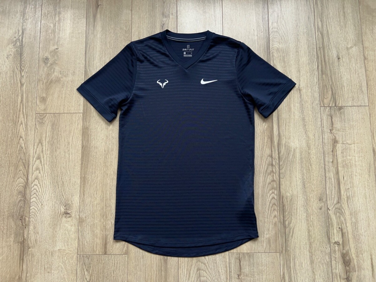 Mens Nike Rafael Nadal Rafa Challenger Tennis T Shirt Jersey Tee