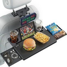 Car Back Seat Tray Table, Stable Foldable Auto Backseat Food Trays Desk for Rear