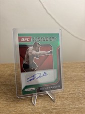 Rich Franklin Cards and Autographed Memorabilia Guide 20