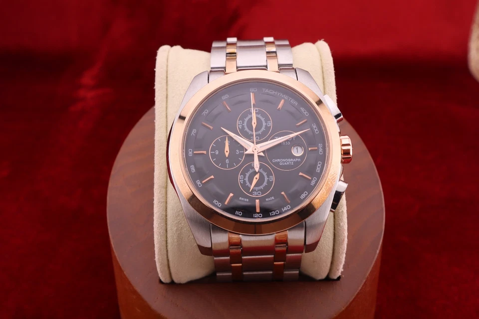 ⚡️⌚New Tissot 1853 Couturier Tachymeter Chronograph Quartz Men's Wrist Watch - Image 4 of 4