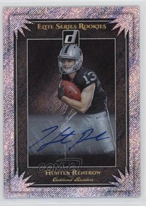 2019 Panini Donruss Elite Series Rookies /99 Hunter Renfrow #ESR-30 Auto RC