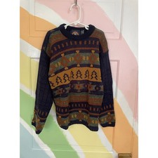 Vintage New Era USA Southwestern Knit Sweater Youth M