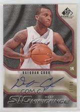 2009-10 SP Game Used Significance Auto Gold 6/10 Daequan Cook #S-DC Auto c6x