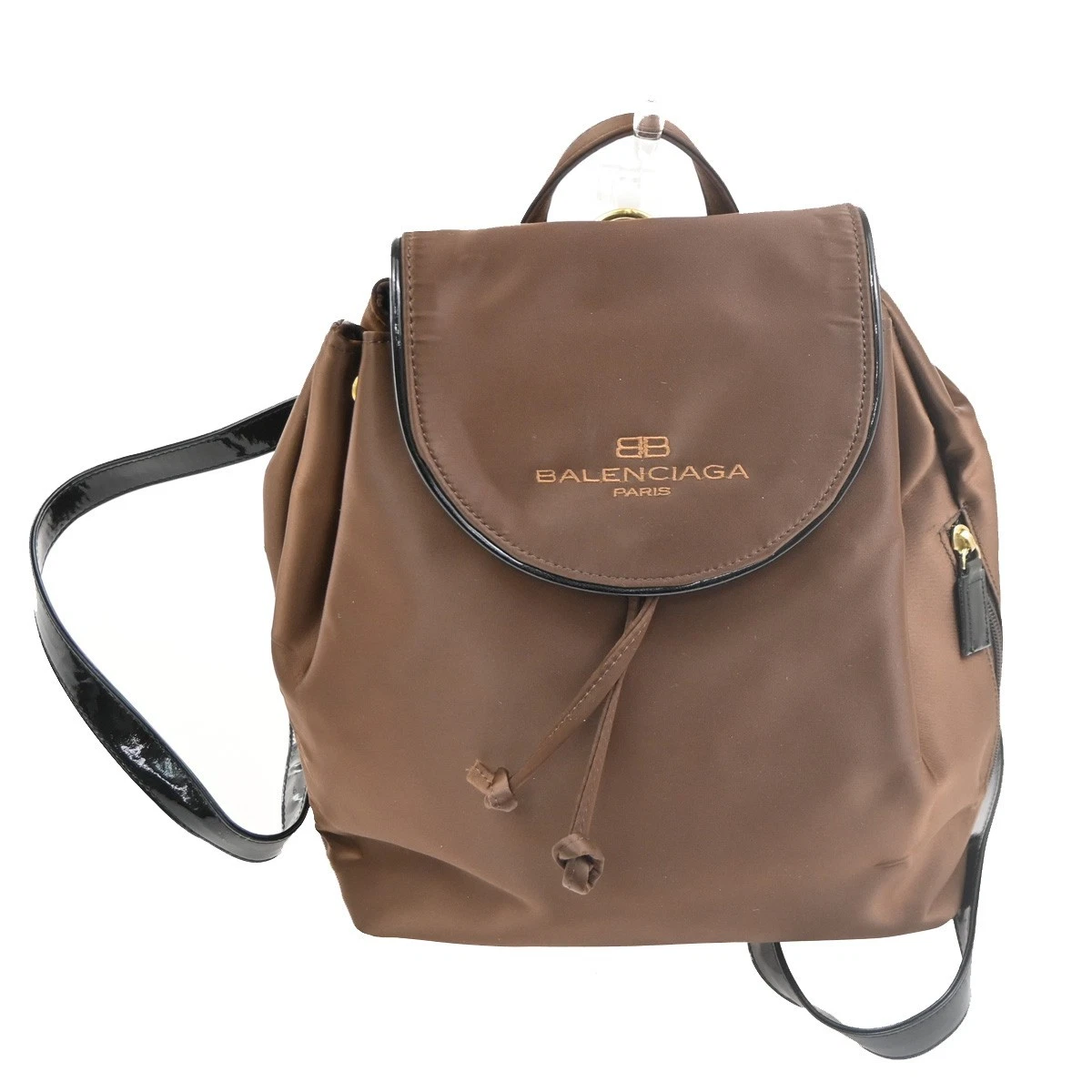 Balenciaga brown mahogany Leather Backpack Balenciaga Men main image 4