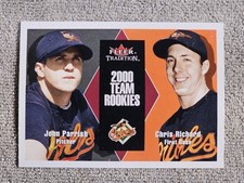 2000 Fleer Tradition Update Team Rookies John Parrish Chris Richard #U143 Rookie