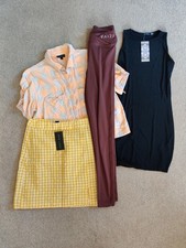 Women's Clothes Job Lot Bundle Size 8 - New Look Topshop Boohoo Skirt Leggings 
