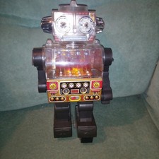 Horikawa ancien robot piston vintage tin toy made in japan
