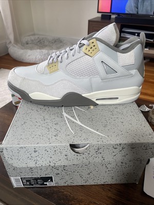 Nike Air Jordan 4 Retro SE Craft Photon Dust Pale Vanilla Mens Sz 16 DV3742-021