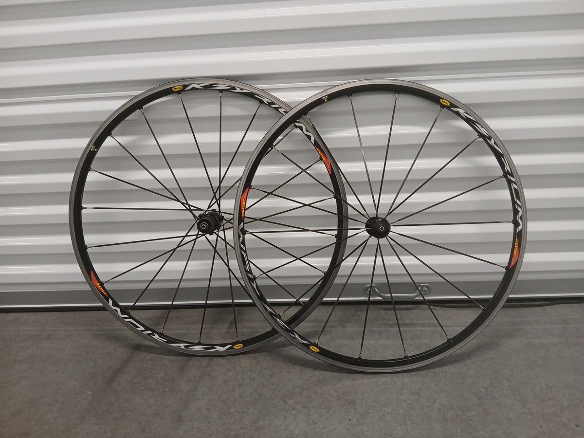 SHIMANO - mavic ksyrium SLR タイヤスプロケット付き SHIMANO - mavic ksyrium SLR タイヤスプロケット付き MAVIC
