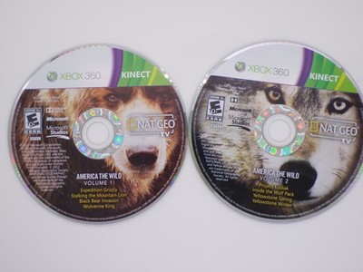 Kinect Nat Geo TV: America the Wild (Microsoft Xbox 360, 2012) **Disc Only**