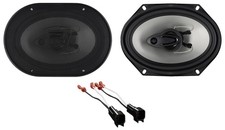 Rockville 6x8" Front Factory Speaker Replacement Kit For 99-02 Ford Expedition