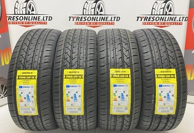 4 X 215 45 17 SONIX 215/45ZR17 91W XL BRAND NEW M+S TYRES AMAZING
