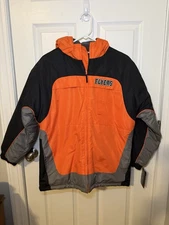 NWT 2000s NHL Reebok Flyers Youth Winter Jacket 14/16 Full Zip