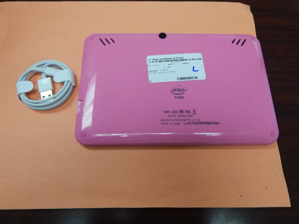 EPIK LEARNING ELT0703 16GB, Wi-Fi, PINK FREE BUNDLE & SHIPPING - Image 2 of 2