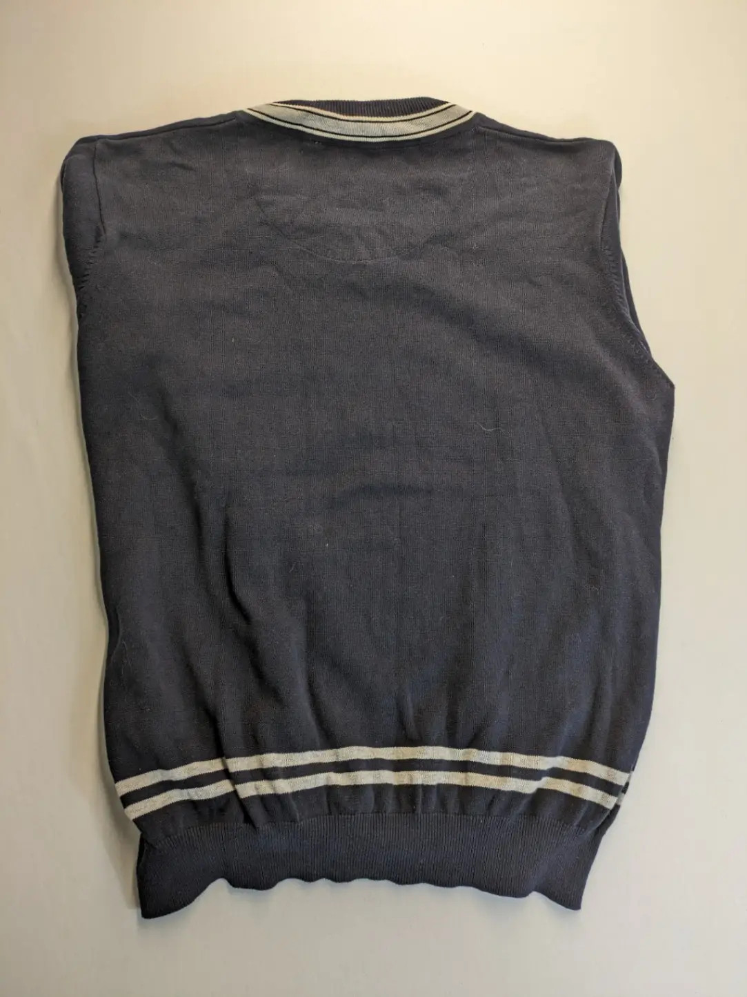 A.W. Dunmore Herren Pullover Sweater L Blau V-Ausschnitt Langarm 2368 image 4