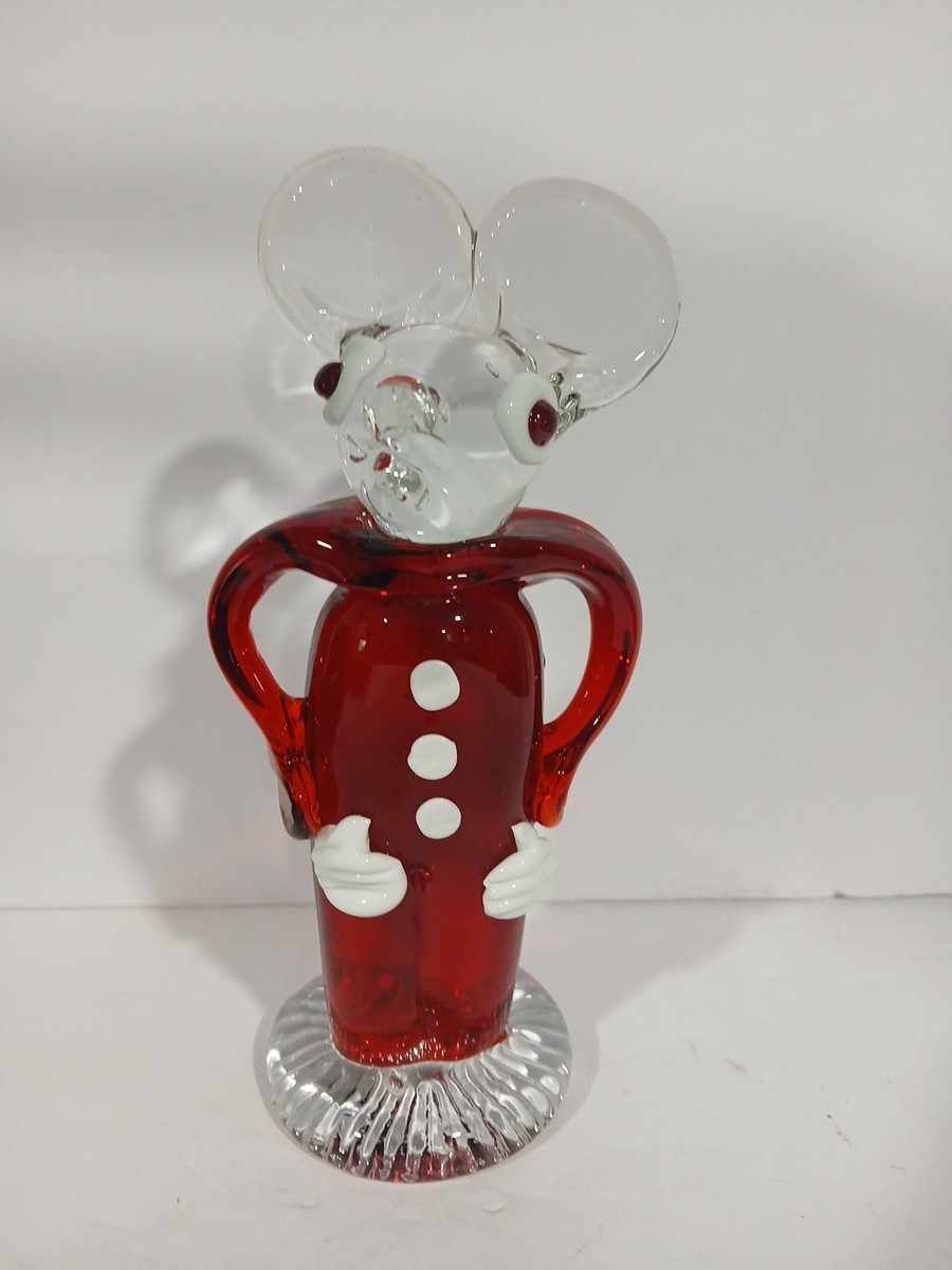 COLLECTIBLE 1950'S ARCHIMEDE SEGUSO MURANO ART GLASS MOUSE