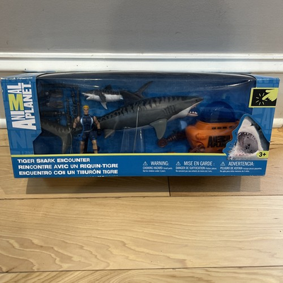 #ad #ad Animal Planet Tiger Shark Encounter Playset Shark Week HTF NEW $40.00