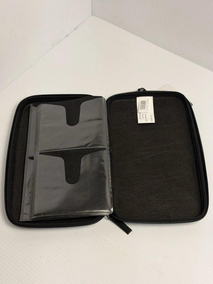 Case Logic 48 CD/DVD Game Wallet Storage Binder Black Zippered Hard Shell Case - Image 3 of 4