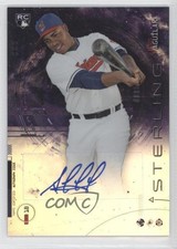 2014 Bowman Sterling Rookie Purple Refractor 20/50 Jesus Aguilar Auto n1u