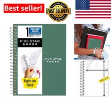 Stylish and Functional Spiral Notebook, Water Resistant, 80 Double-Sided Sheets