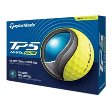 TaylorMade 2025 TP5 Golf Balls White/yellow