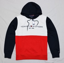 Tommy Hilfiger Men Fleece Lined Pullover sweater Hoodie size XL new with tags
