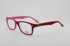 NEW RAY-BAN JUNIOR RB 1531 3761 RED PINK SILVER AUTHENTIC EYEGLASSES 48-16