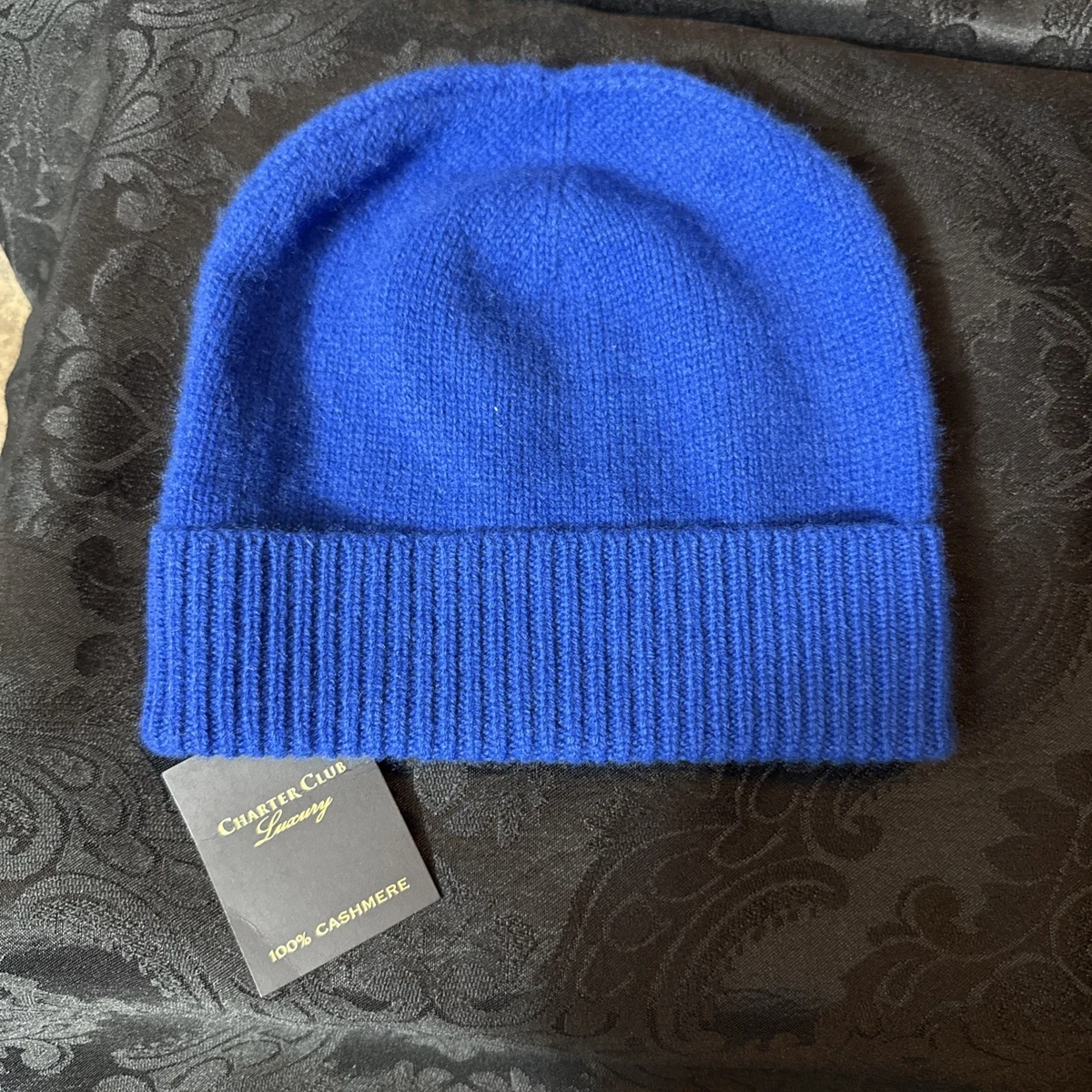 Cash-Mere Berretto A Coste In Cashmere Con Pom Pom (Taglia Unica - Foto 6