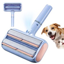 Pet Hair Remover, Pet Hair Removal Tool, Reusable Lint Roller with Double Rolle