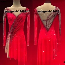 ice figure skating competition dress Gymnastics costume dance Dress dyeing