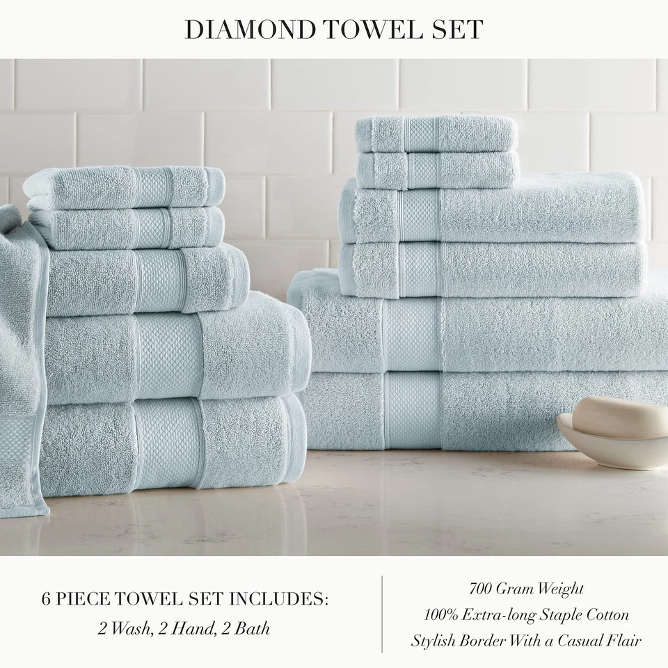 Toalla turca Liam | Colección de baño de lujo en 4 colores | Peso 600 gramos | Foto 2 de 4