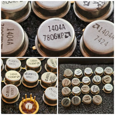 AMD AM1404A Metal Can Shift Register IC TO-5 Gold Leads Vintage Terminal Memory