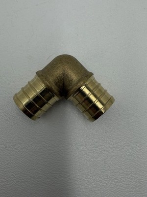 Zurn PEX 3/4  Crimp 90 Degree Elbow Brass Fitting QQE44GX ASTM F1807