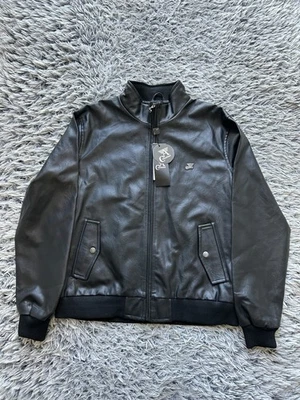 Armani Collezioni Leather Outer Shell Black Coats, Jackets & Vests