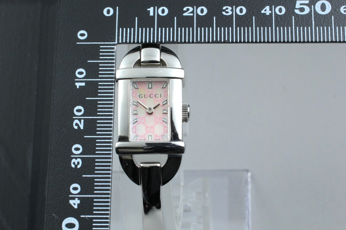 NEAR MINT】 Gucci 6800L Pink Dial Quartz Women's Watch NEAR MINT】 Gucci 6800L Pink Dial Quartz Women's Watch