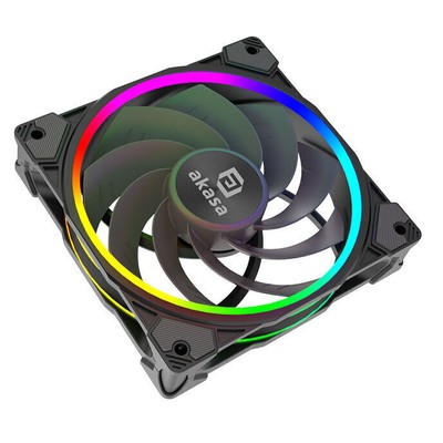 Akasa SOHO AR12, Reverse Blade Addressable-RGB Lüfter, schwarz - 120mm