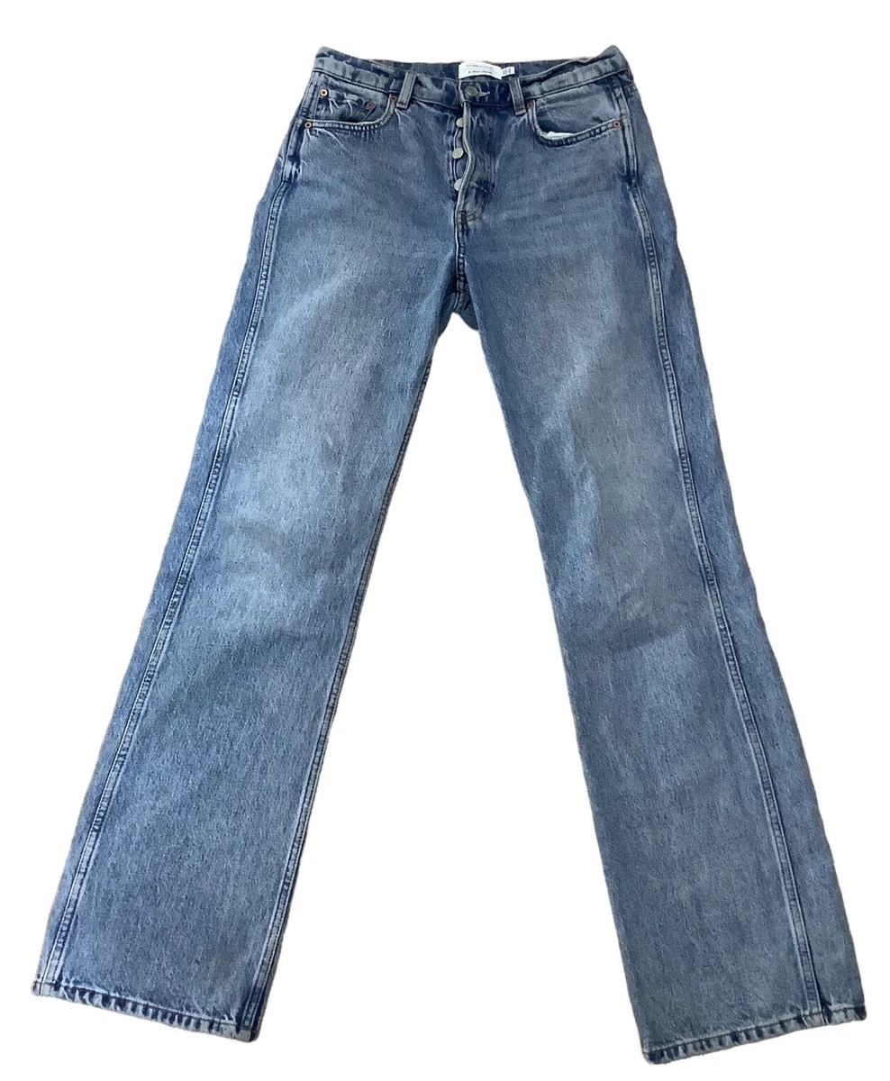 Other Stories Stockholm Atelier Straight Leg Mom Jeans UK 10