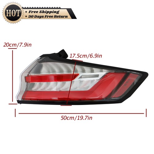 Silscvtt Outer Right Tail Light For Ford Edge ST ST-Line ST-Titanium 2019-23 LED - Bild 10 von 12