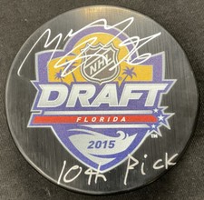 MIKKO RANTANEN 10th Pick Signed Auto 2015 NHL Draft Florida Puck AJ Sports World