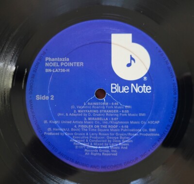 Noel Pointer Phantazia 1977 Vintage Jazz LP Record Vinyl Blue Note