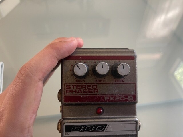 Vintage DOD Electronics Stereo Phaser FX20-B Guitar Effects Pedal