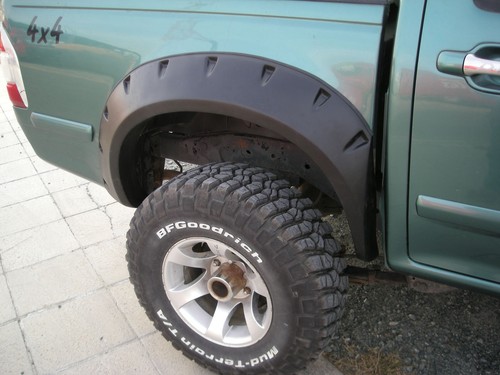 Wide fender flares wheel arches for ISUZU D-MAX Chevrolet Holden Rodeo 4-door - Picture 10 of 12