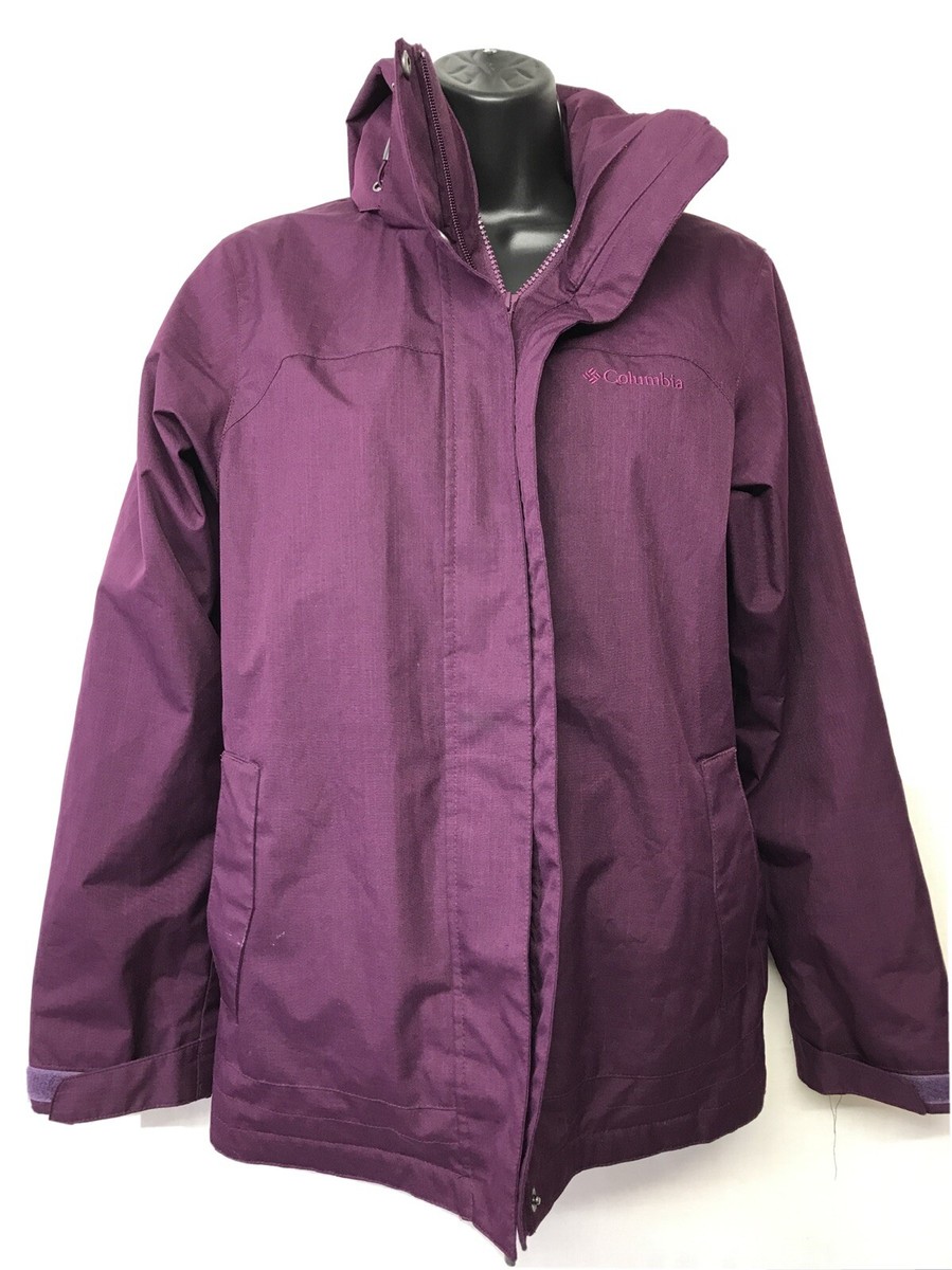 Columbia Women’s Long Sleeve Sleet to Street Interchange Purple Jacket Size  XS