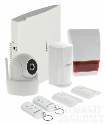 Smart Home Security-Kit HD Kamera Set Wi-Fi Funk 868 Mhz Sicherheitssystem Alarm