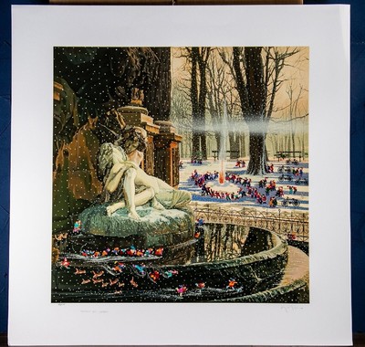 [DDP] HIRO YAMAGATA '' Snow Festival'' Silkscreen Signed Sheet Only 99/100