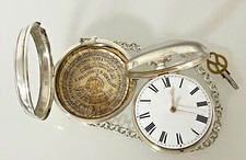 Spindeluhr, Antique Verge Fusee Pair Case Pocket Watch Läuft Spz2 