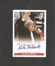 mike thibault 2007 wnba autograph,saint,martin's,st.paul,washington mystics gm