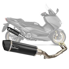MF3000 Scarico Completo LeoVince LV One Evo Black Yamaha TMax 560 - 2020 / 2024