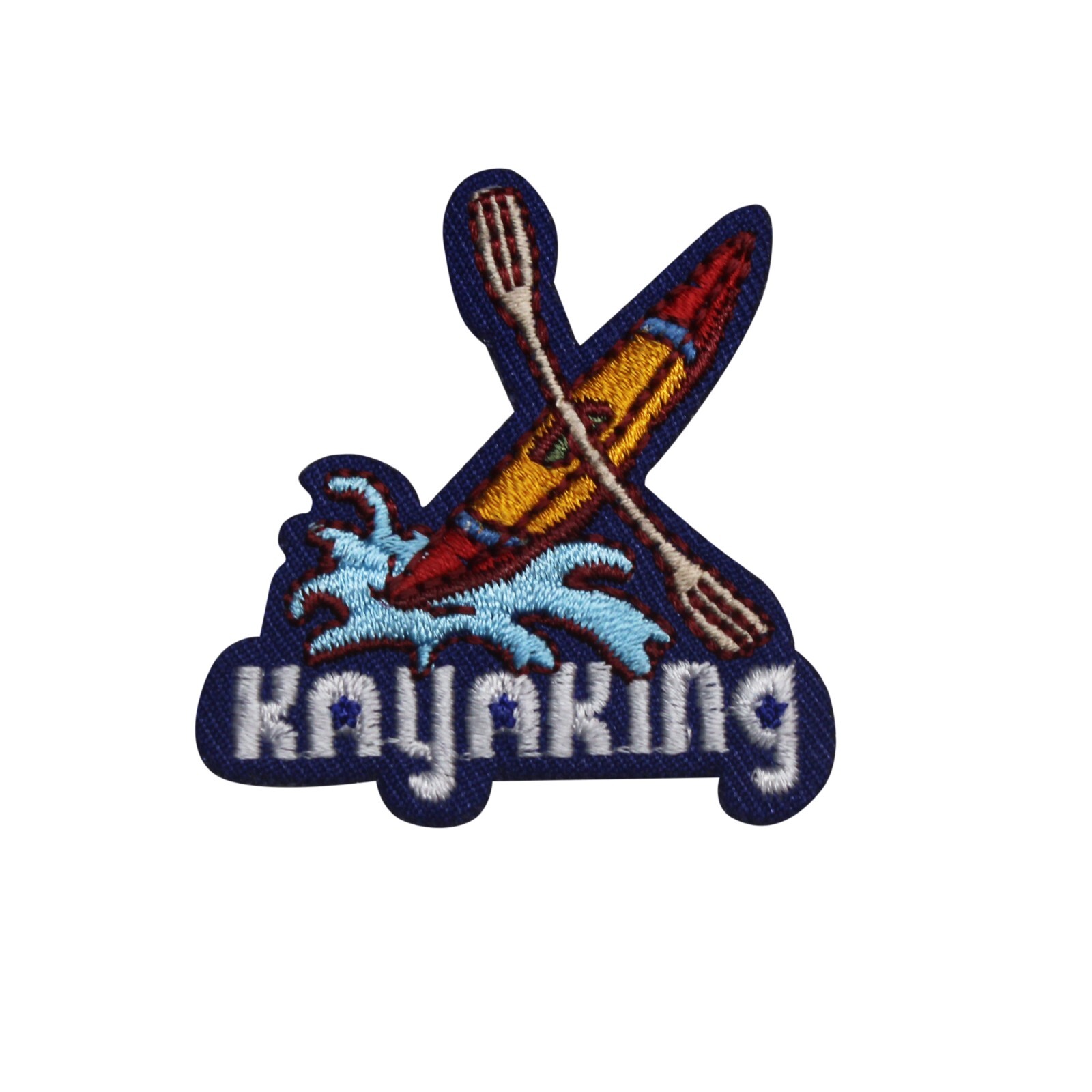 Ing Embroidered Iron On Patch - Kayak Boys Girls Kids 43-i