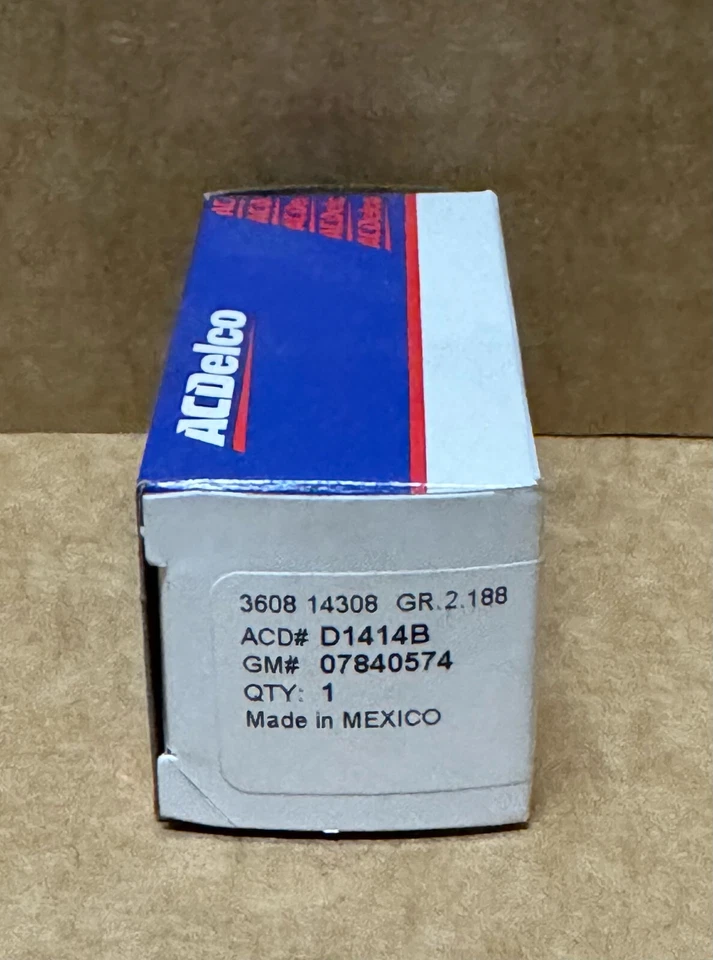 Ac/Delco Ignition Switch #7840574 (D1414B) - Image 3 of 4